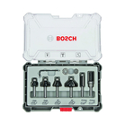 BOSCH Set 6 freze drepte de profilat canturi