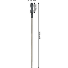 BOSCH PRO Wood HSS Installation Drill Bit, 26 x 100 x 600 mm, SDS plus