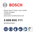 BOSCH Set de 25 pânze de fierăstrău vertical PRO Metal thick T121BFC 92 mm