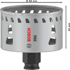 BOSCH Carotă PRO Tile PC Plus, 68 mm, HS