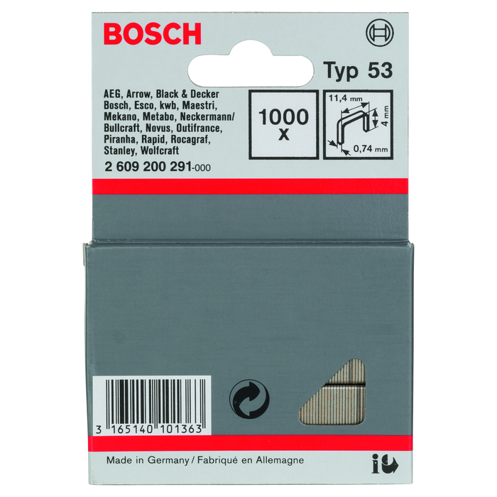 BOSCH Capse din sârmă fină tip 53