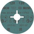 BOSCH Set 50 foi de slefuire 115 mm, R120
