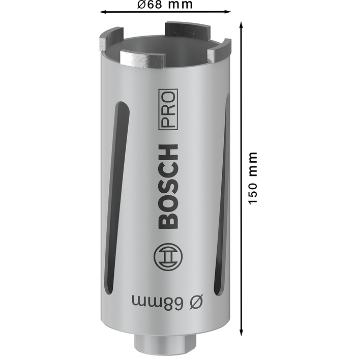 BOSCH Carotă diamantată pentru găurire uscată G 1/2"
