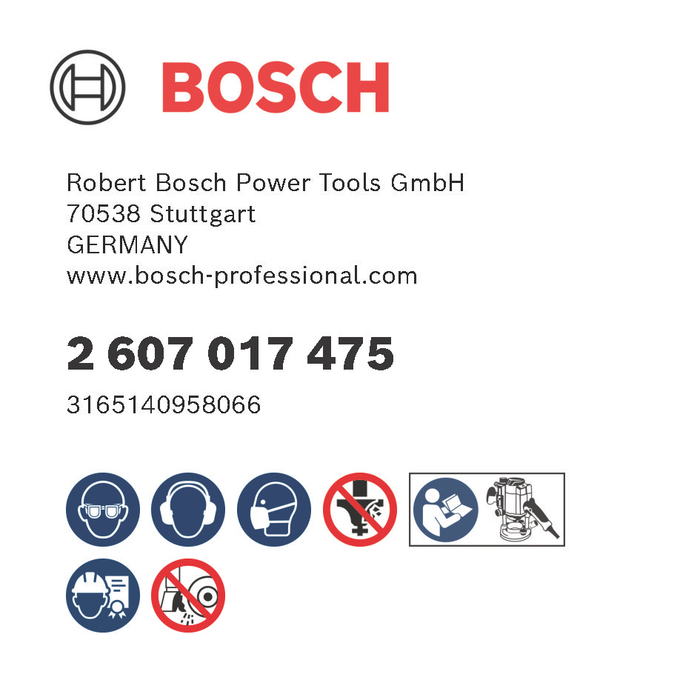 BOSCH Set 30 de freze mixte de profilat canturi