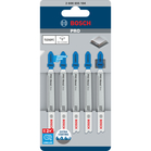 BOSCH Set de 5 pânze de fierăstrău vertical PRO Metal thin T121GFC 92 mm