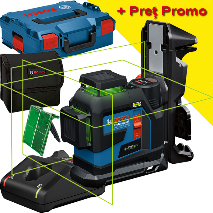 BOSCH GLL 12V-100-33 CG + LB 10 + DK 20 