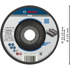 BOSCH Disc de tăiere cu degajare Standard for Metal