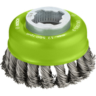 BOSCH Perie sârmă oală împletită cu X-LOCK, Heavy for Inox
