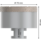 BOSCH Carote diamantate Dry Speed Best for Ceramic pentru găurire uscată