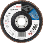 BOSCH Disc de şlefuire evantai X551, Expert for Metal