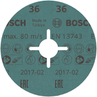 BOSCH Set 50 foi de slefuire 115 mm, R36