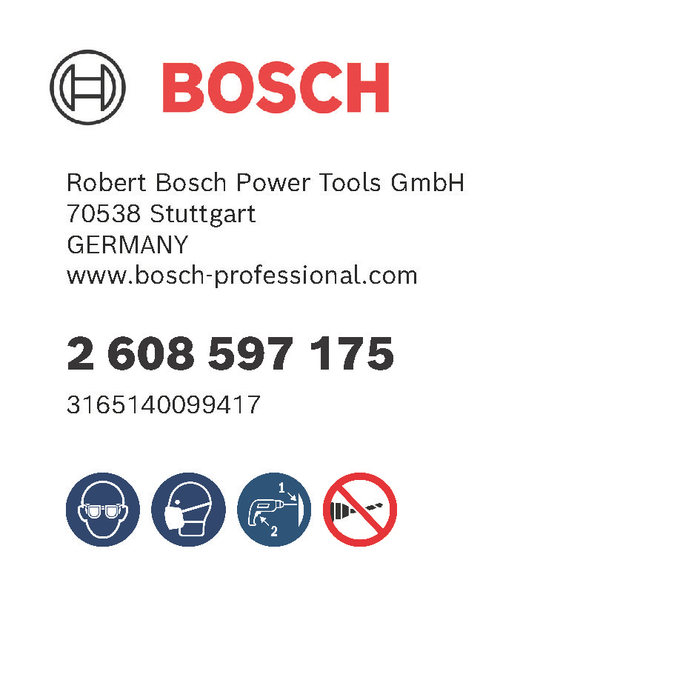BOSCH Burghiu pentru cofraje şi instalaţii