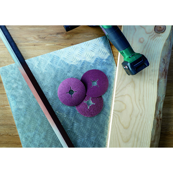 BOSCH Set discuri de şlefuire cu fibre pentru polizor unghiular, 12 buc., corindonD= 125 mm; G= 36 - 100, 12 buc.