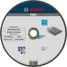 BOSCH Set 25 discuri de tăieri drepte, Expert for Inox