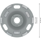 BOSCH Disc oală diamantat Expert for Concrete, High Speed