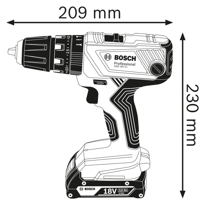 BOSCH GSB 18V-21
