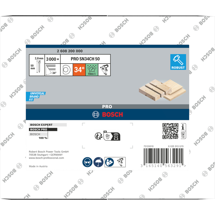 BOSCH Cuie în linie cu cap D SN34DK 50