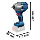 BOSCH GDS 18V-780 (SOLO)