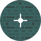 BOSCH Disc de șlefuire cu fibre R574, Best for Metal