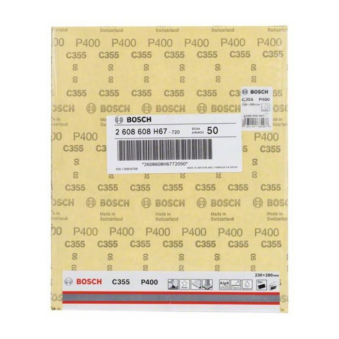 BOSCH Set 50 foi abrazive C355