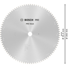 BOSCH Pânză de fierăstrău circular cu cablu PRO Steel, 355 x 2,2 x 25,4 mm, T90