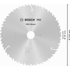 BOSCH Pânză de ferăstrău circular Speedline Wood