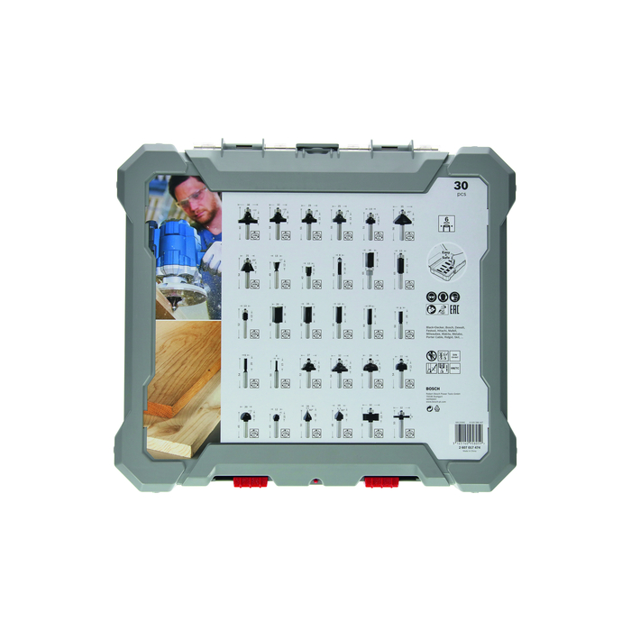 BOSCH Set 30 de freze mixte de profilat canturi