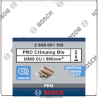 BOSCH PRO clește de sertizare, U300 CU, 300 mm², cupru