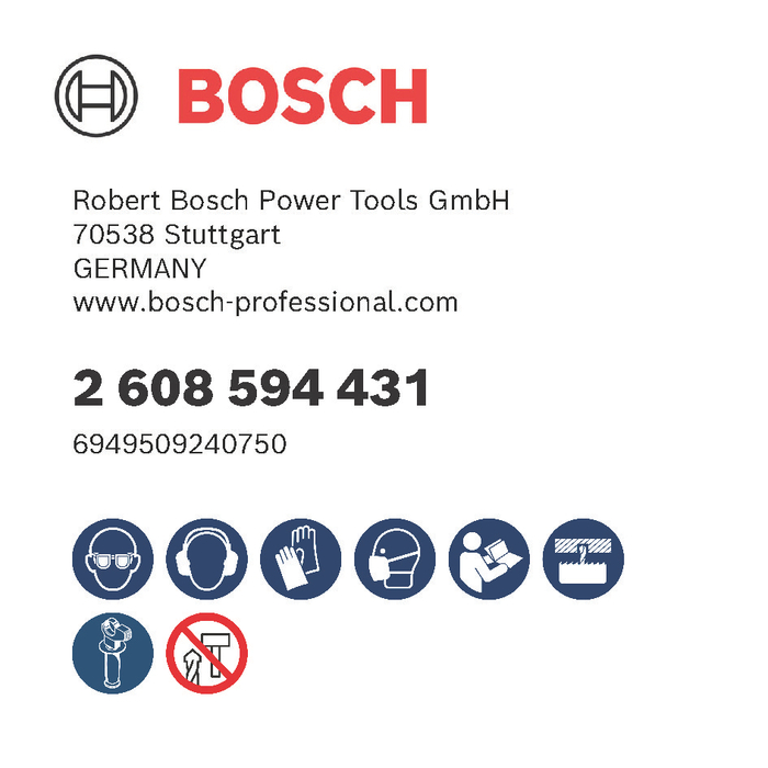 BOSCH Set de carote PRO Multi Material PC Plus, 8 bucăți
