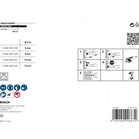 BOSCH Set 4 burghie diamantate Dry Speed 6/8/10/12mm