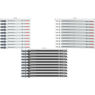BOSCH Set PRO Wood and Metal Rough Cut, 100 mm, 30 buc.