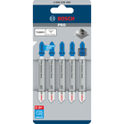 BOSCH Set 5 pânze pentru ferăstrău vertical Basic for Inox