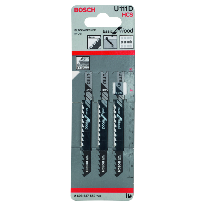 BOSCH Pânză pentru ferăstrău vertical U 111 D