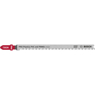 BOSCH PRO Plastics PVC clean and PMMA T302H Lamă de ferăstrău, 132 mm, 3 buc.
