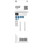 BOSCH Set de 2 pânze de fierăstrău vertical PRO Metal thick and thin T123XF, 100 mm