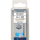 BOSCH PRO Stainless Steel HSS-Co Twist Drill Bit, 3.8 x 43 x 75 mm, 10 pcs