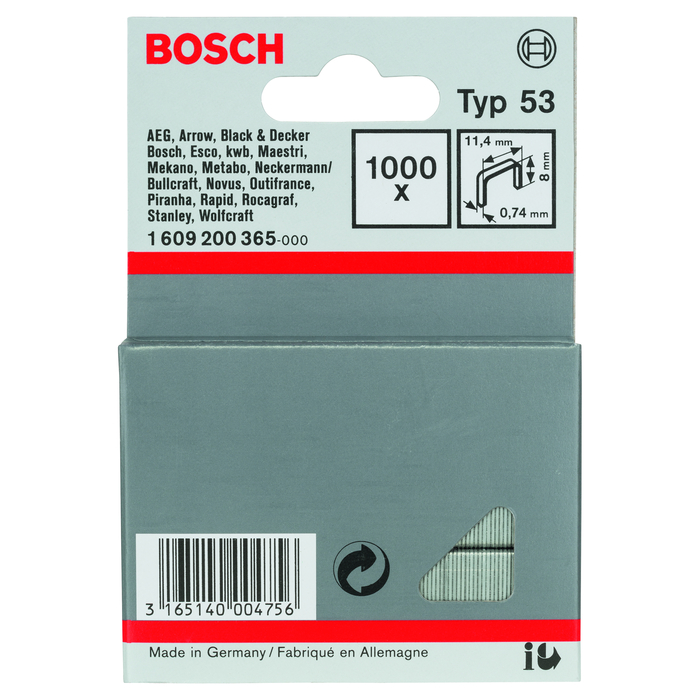 BOSCH Capse din sârmă fină tip 53