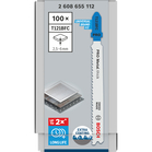 BOSCH Set de 100 pânze de fierăstrău vertical PRO Metal thick T121BFC 92 mm