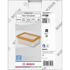 BOSCH Filtru pliat plat HEPA pentru aspirator