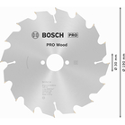 BOSCH Pânză de ferăstrău circular Optiline Wood