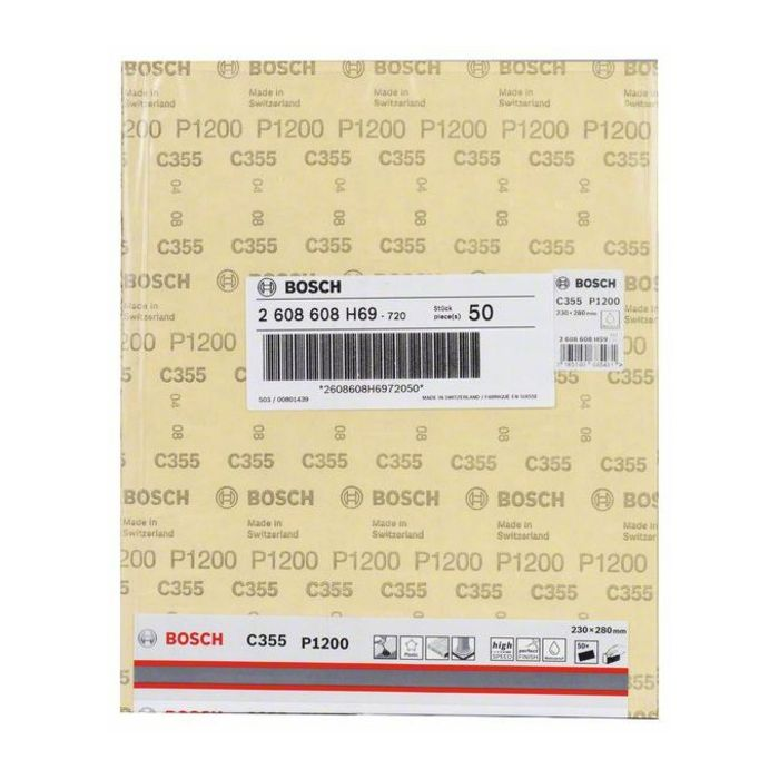 BOSCH Set 50 foi abrazive C355