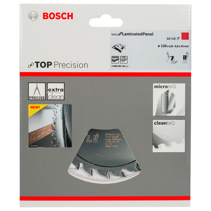 BOSCH Pânză precrestătoare Top Precision Laminated Panel