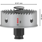 BOSCH Carotă PRO Sheet Metal PC Plus, 67 mm