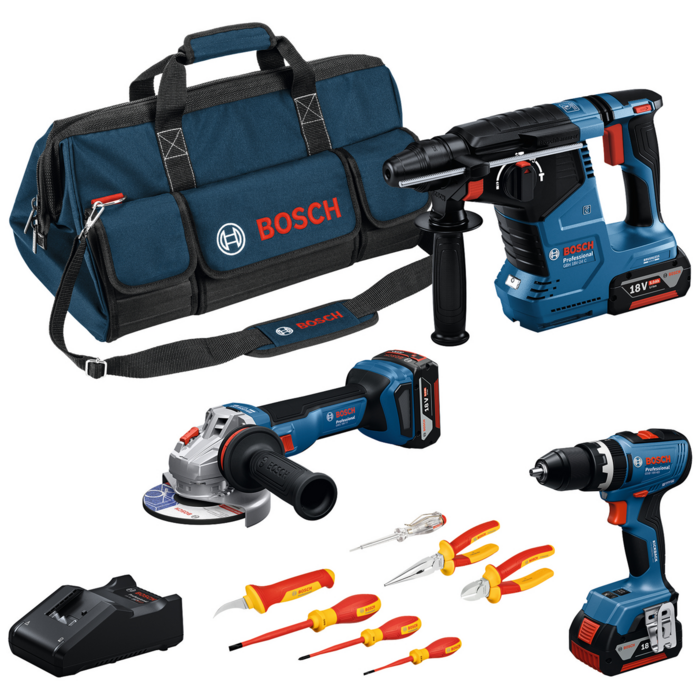 BOSCH Kit 3 scule 18V