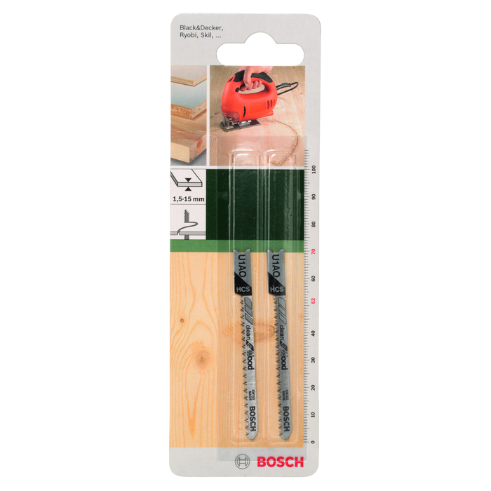 BOSCH Pânză pentru ferăstrău vertical HCS, U 1 AOClean for Wood