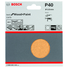 BOSCH Set foi abrazive C470, 10 buc.