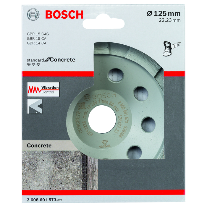 BOSCH Disc abraziv în formă de oală diamantat Standard for Concrete