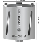 BOSCH Carotă diamantată pentru găurire uscată G 1/2