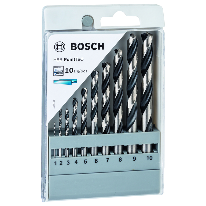 BOSCH Set 10 burghie HSS PointTeQ