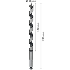 BOSCH Burghiu lemn hexagonal